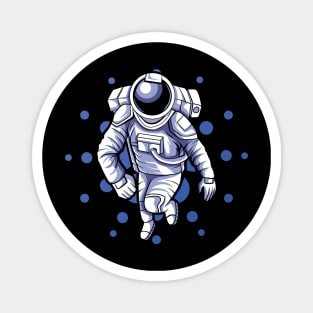 Cardano ADA Astronaut to the moon Cryptocurrency Logo Magnet